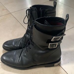 Marc Jacob black leather boots